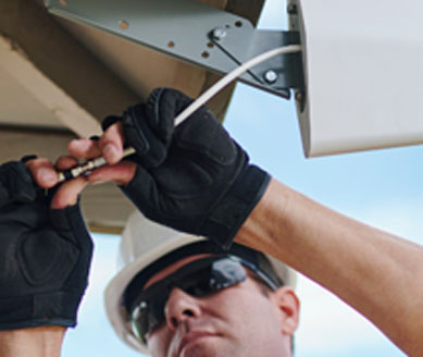 Cellphone signal booster installed in a Northern Ontario home by Northern Internet Solutions